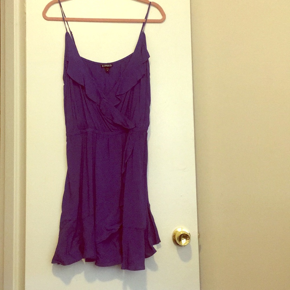 Express Riddle Dress in Royal Blue